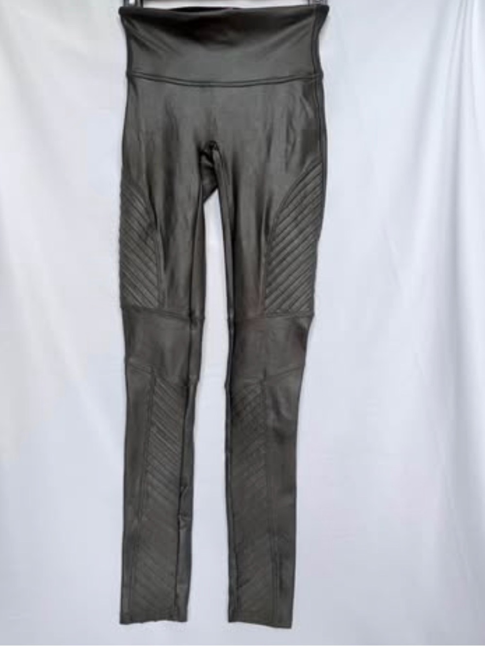 Spanx Faux Leather Moto Leggings - Small - Picture 3 of 7